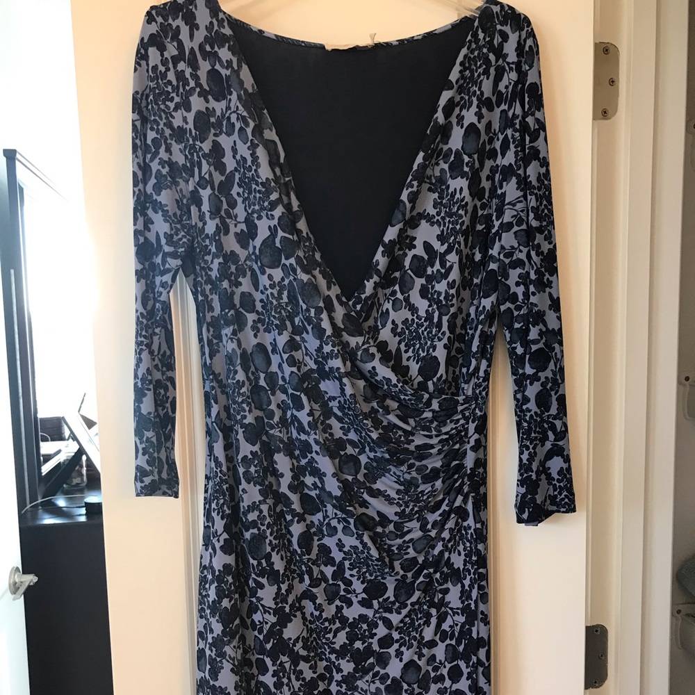 Blue Tory Burch wrap dress